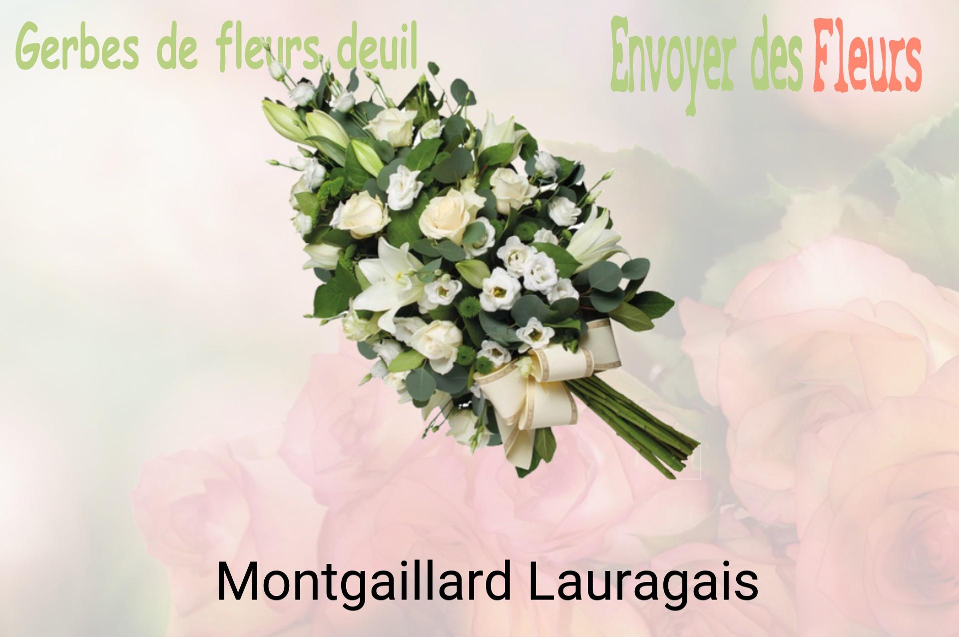 Gerbe de fleurs de deuil livrée à Montgaillard-Lauragais